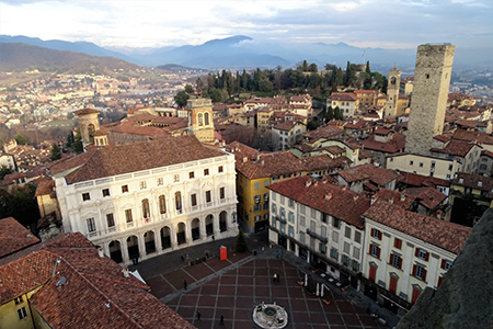 Città Alta ad anello per stradette, salite, scalette il 10 gennaio 2018  - FOTOGALLERY